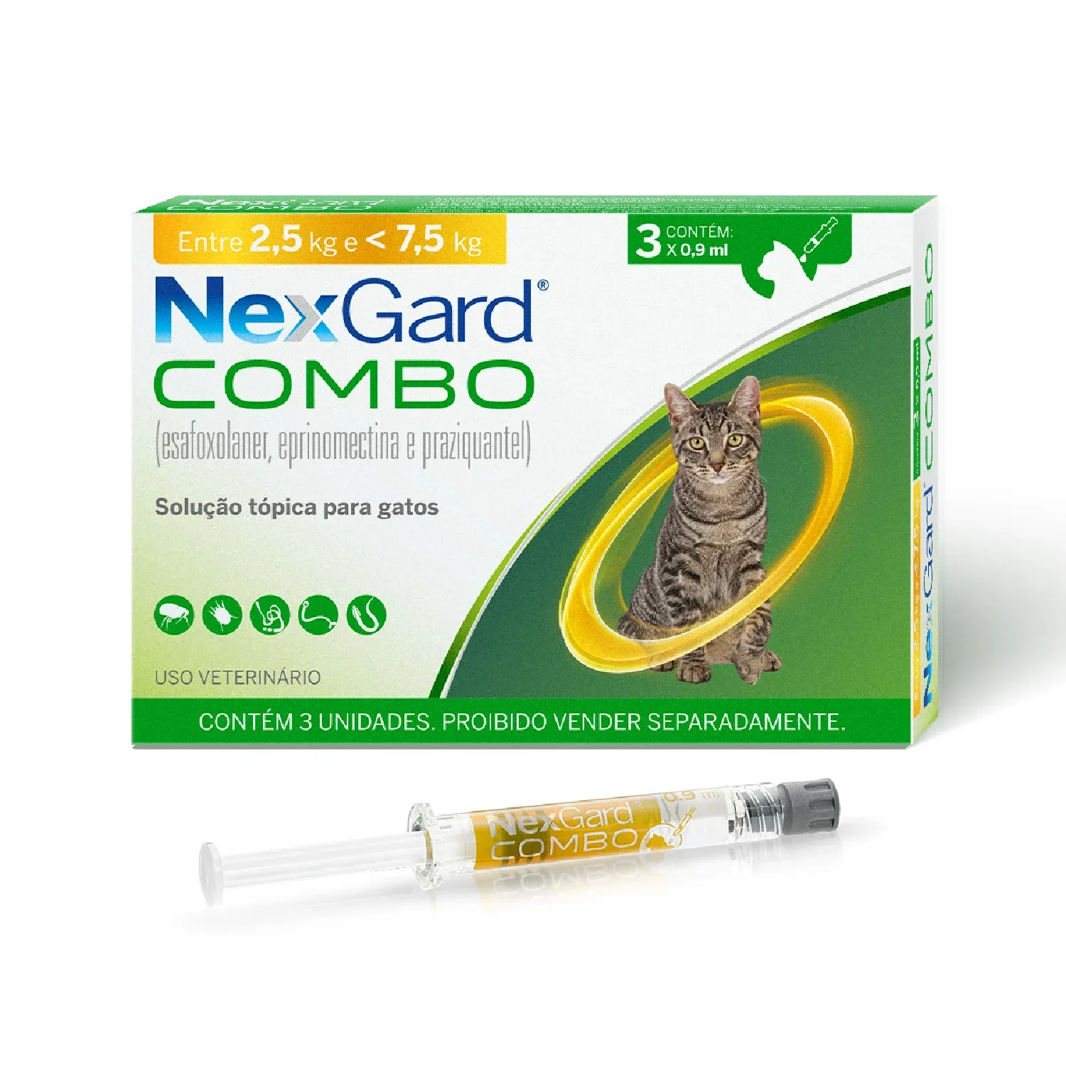 Nexgard Combo Antipulgas com 3_Diagonal
